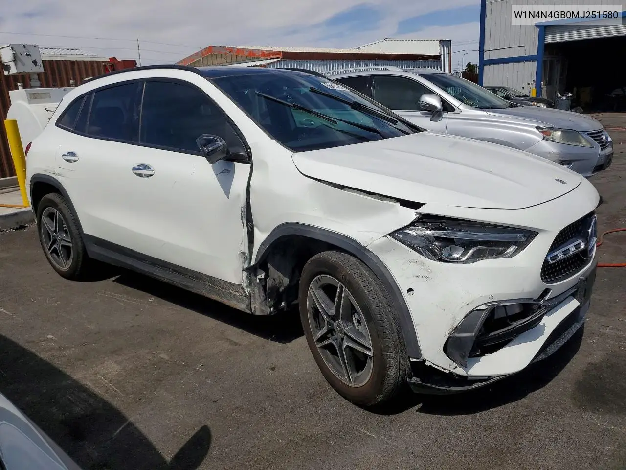 2021 Mercedes-Benz Gla 250 VIN: W1N4N4GB0MJ251580 Lot: 56644556