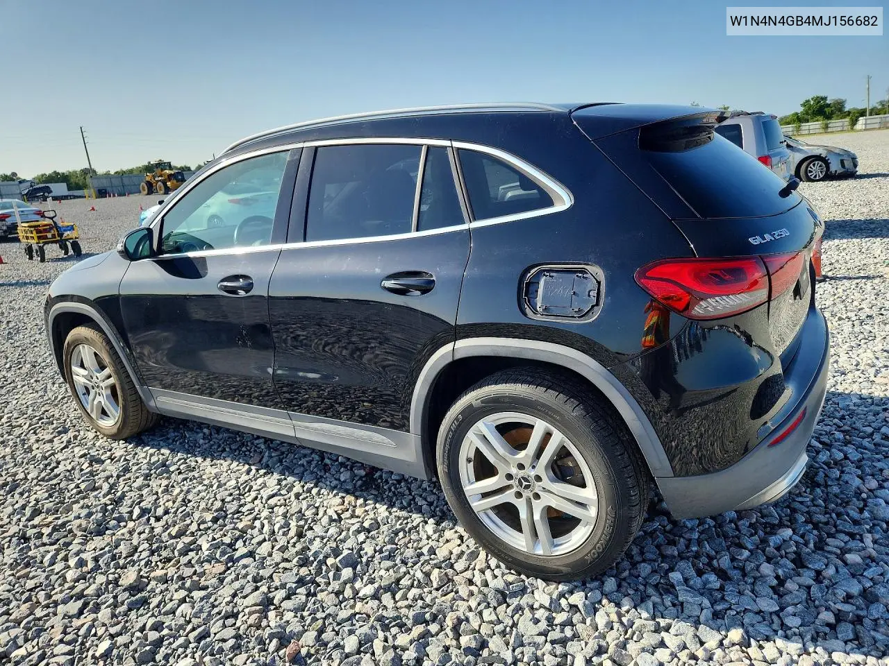 2021 Mercedes-Benz Gla 250 VIN: W1N4N4GB4MJ156682 Lot: 58161876