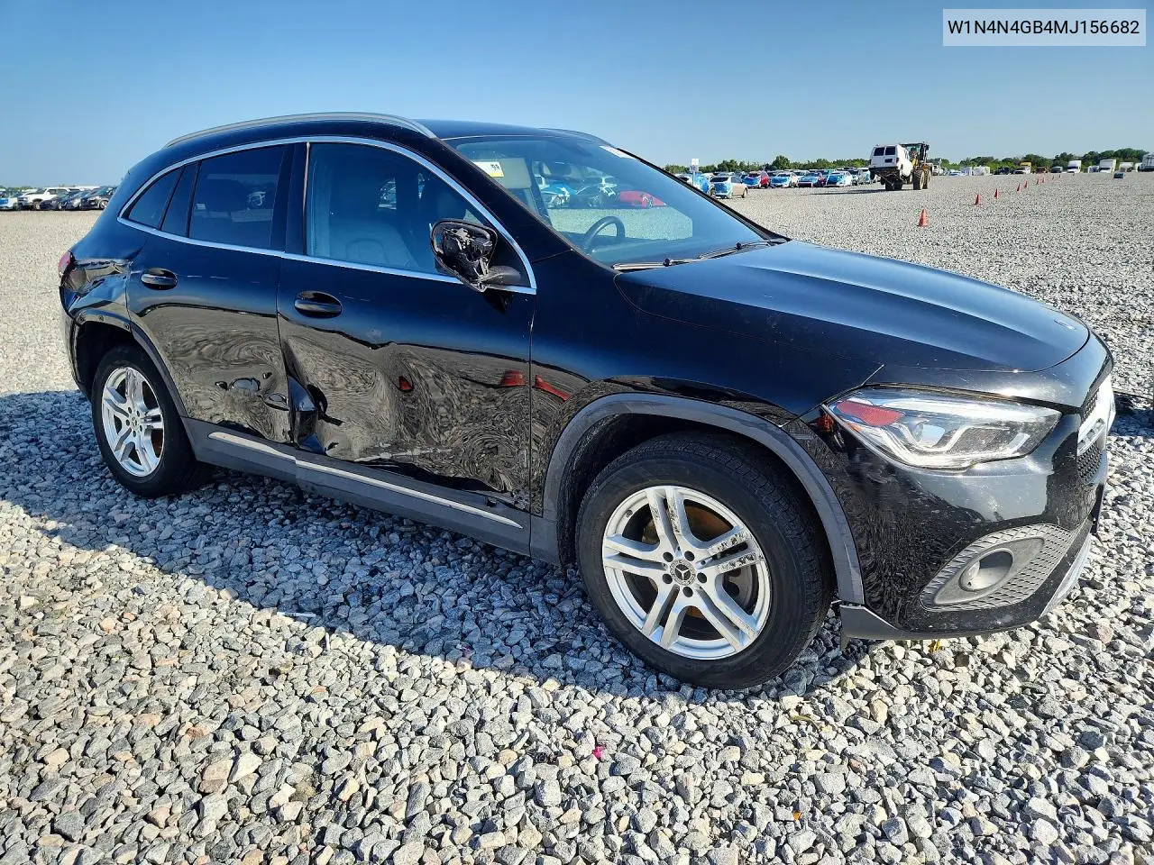 2021 Mercedes-Benz Gla 250 VIN: W1N4N4GB4MJ156682 Lot: 58161876