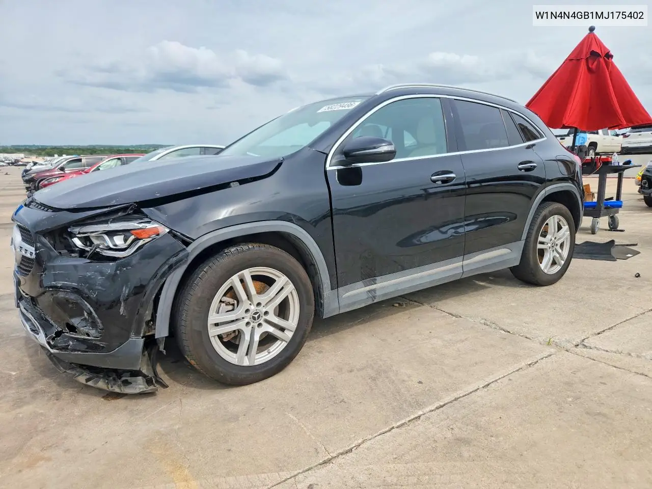 2021 Mercedes-Benz Gla 250 VIN: W1N4N4GB1MJ175402 Lot: 58229486