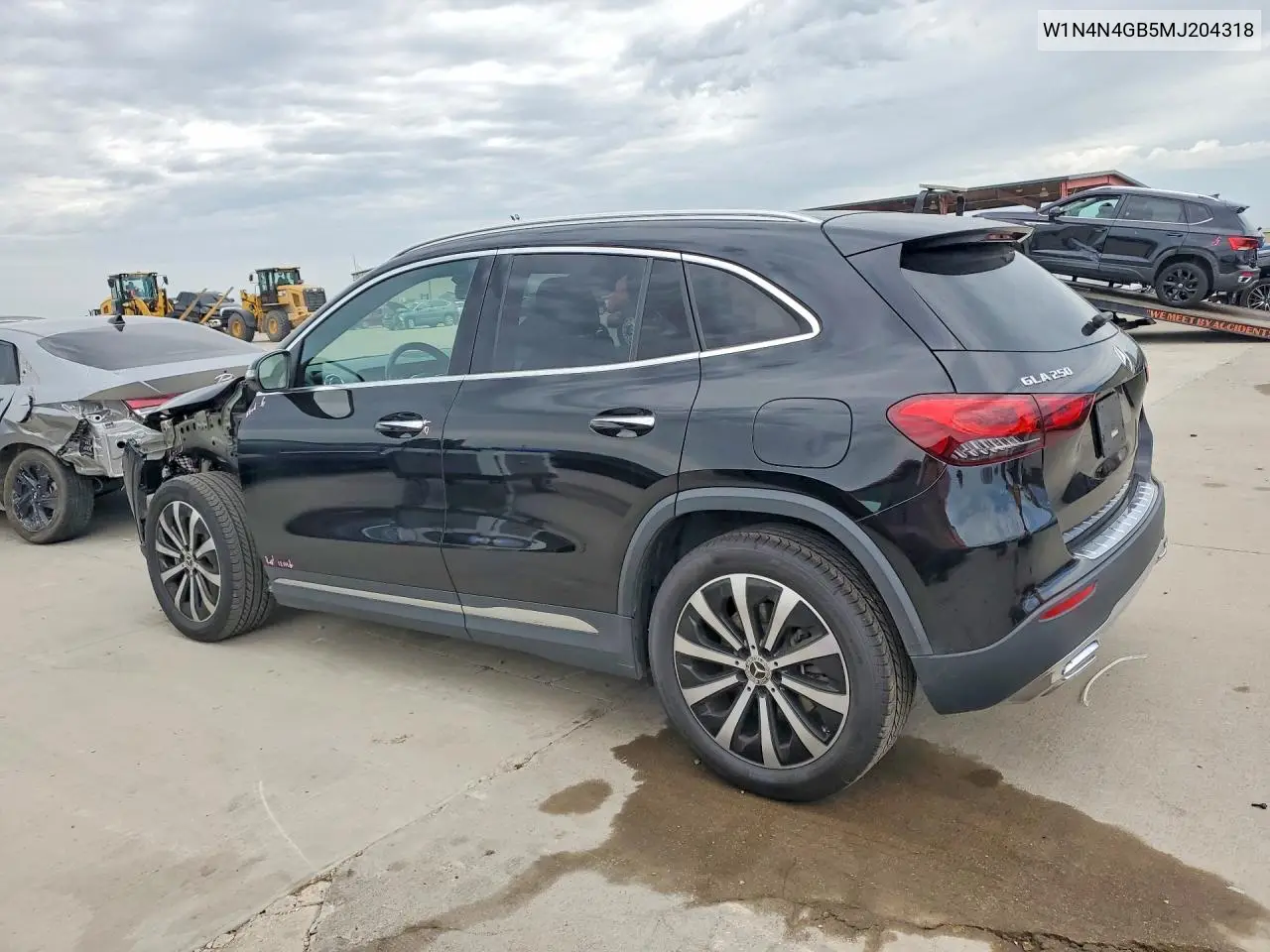 2021 Mercedes-Benz Gla 250 VIN: W1N4N4GB5MJ204318 Lot: 58444806