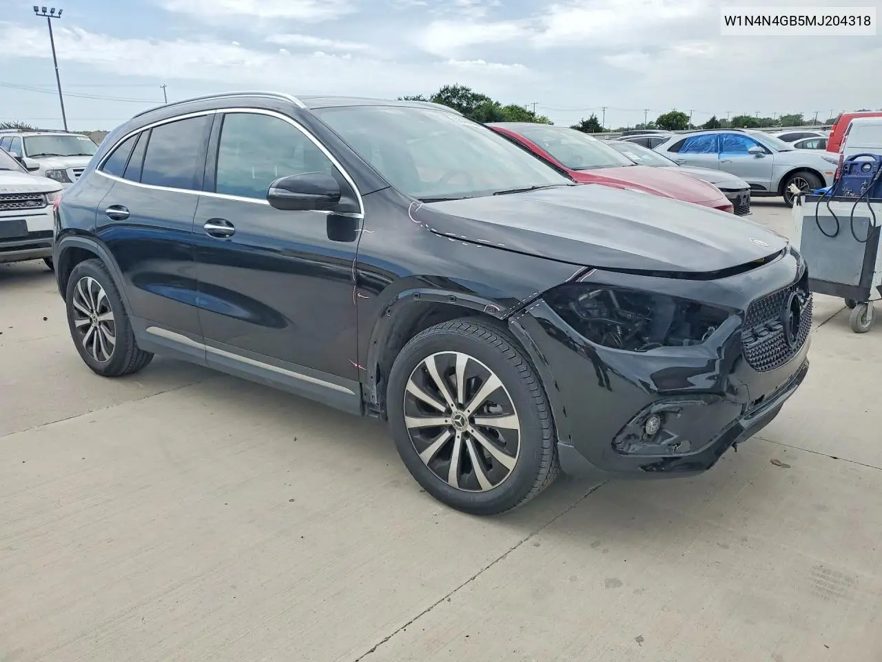 2021 Mercedes-Benz Gla 250 VIN: W1N4N4GB5MJ204318 Lot: 58444806