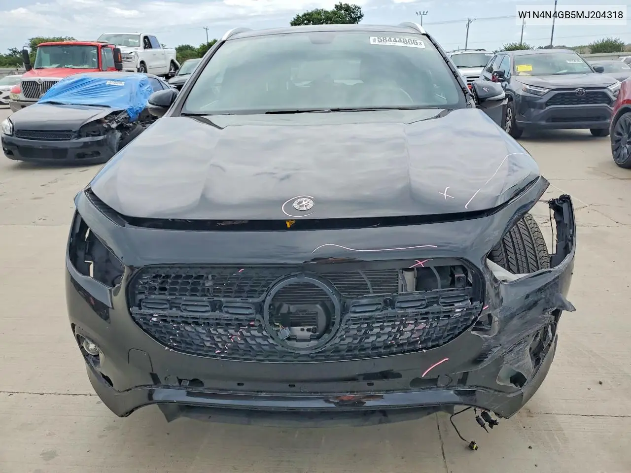 2021 Mercedes-Benz Gla 250 VIN: W1N4N4GB5MJ204318 Lot: 58444806