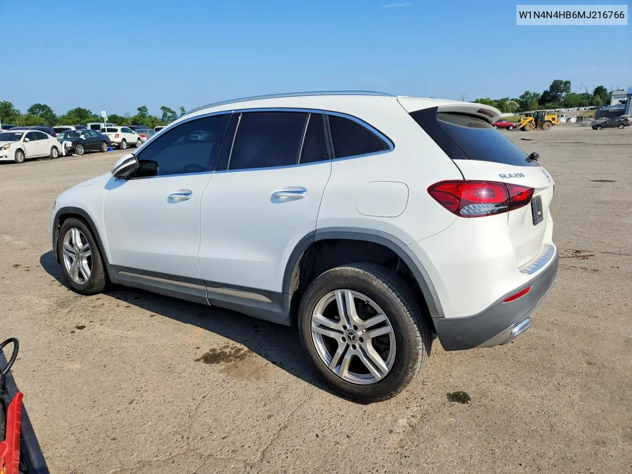2021 Mercedes-Benz Gla 250 4Matic VIN: W1N4N4HB6MJ216766 Lot: 59280006