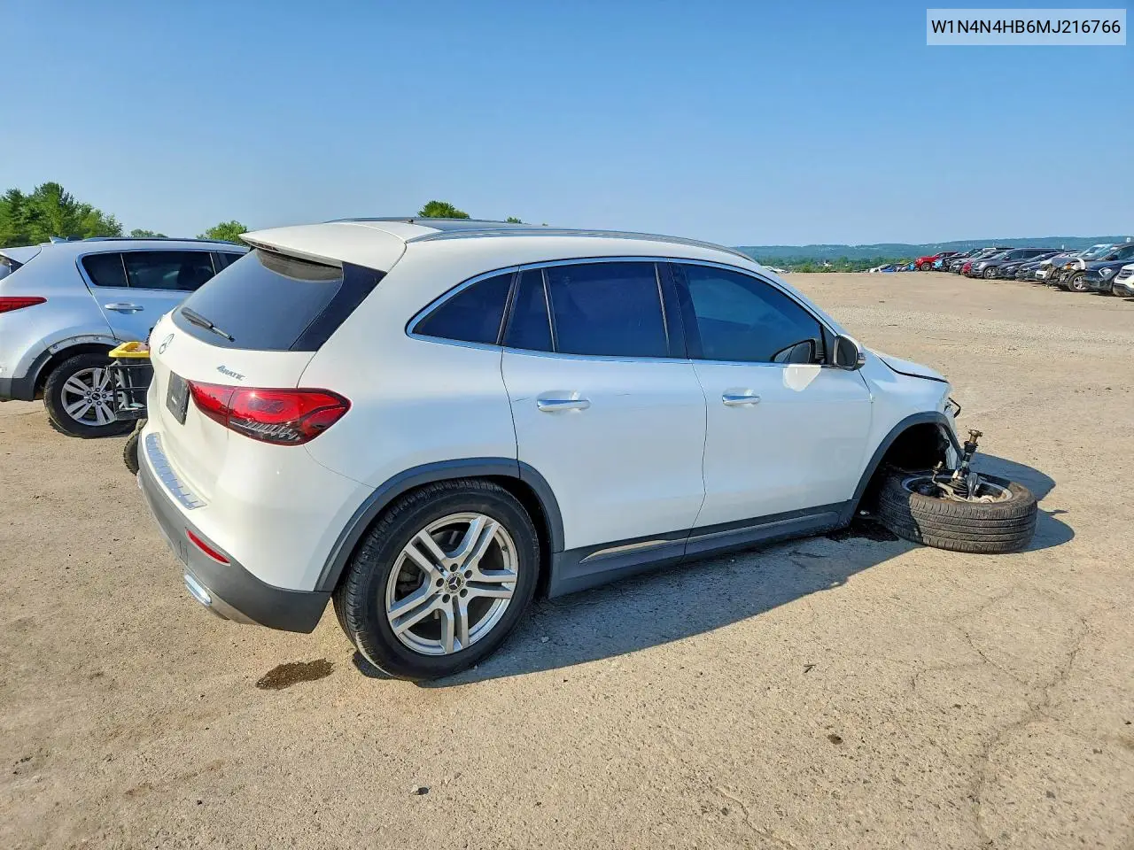 2021 Mercedes-Benz Gla 250 4Matic VIN: W1N4N4HB6MJ216766 Lot: 59280006