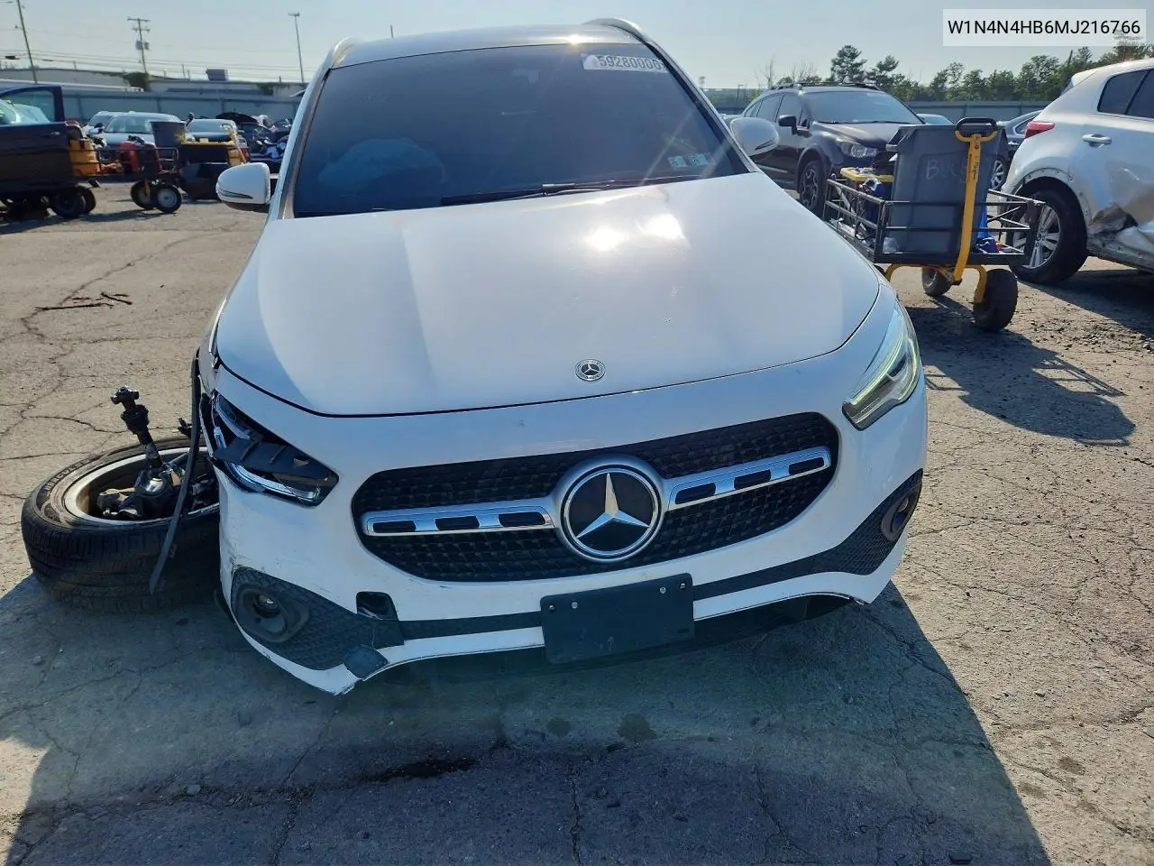 2021 Mercedes-Benz Gla 250 4Matic VIN: W1N4N4HB6MJ216766 Lot: 59280006