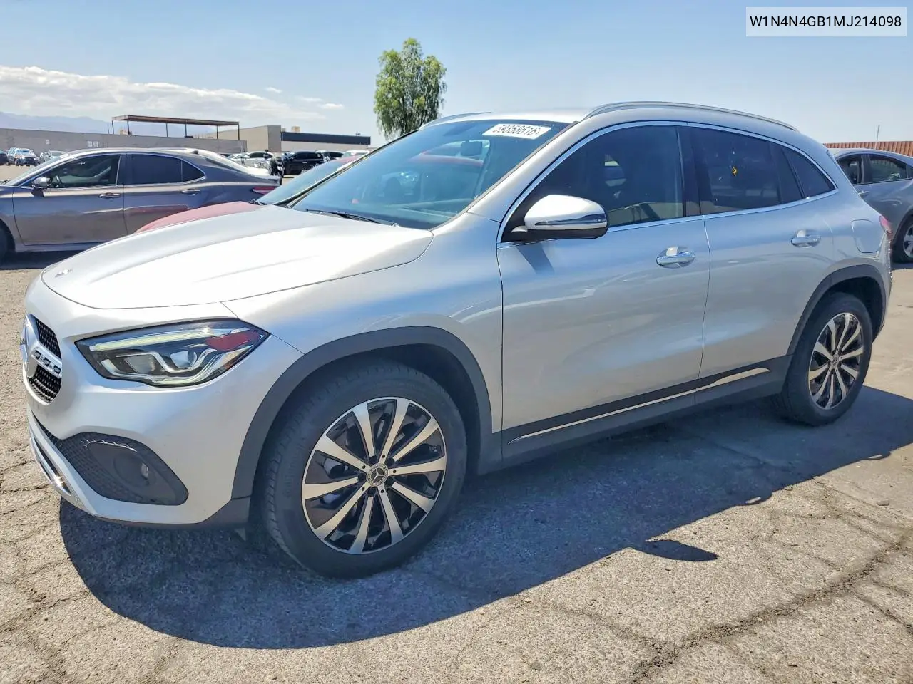 2021 Mercedes-Benz Gla 250 VIN: W1N4N4GB1MJ214098 Lot: 59358616
