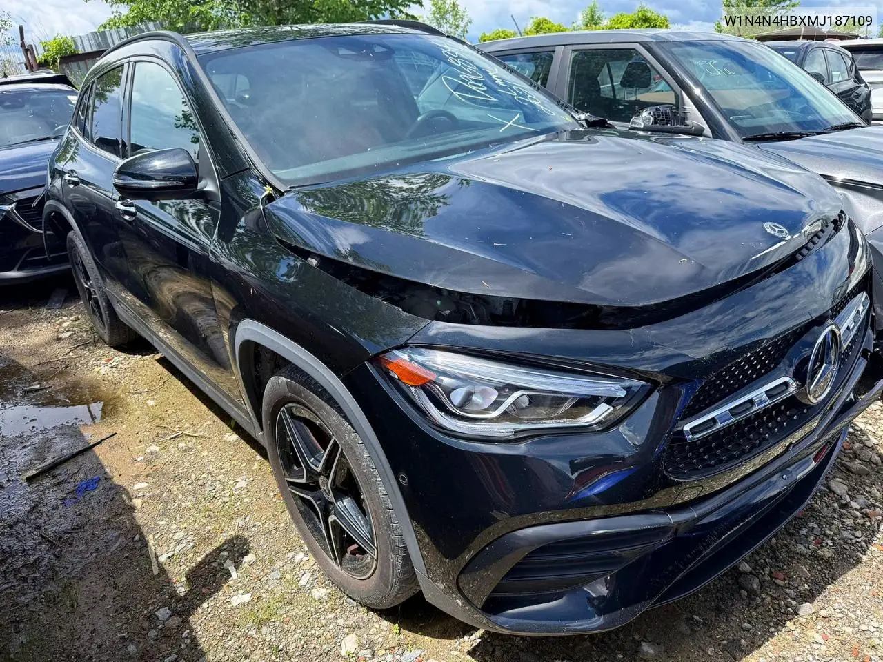 2021 Mercedes-Benz Gla 250 4Matic VIN: W1N4N4HBXMJ187109 Lot: 60778486