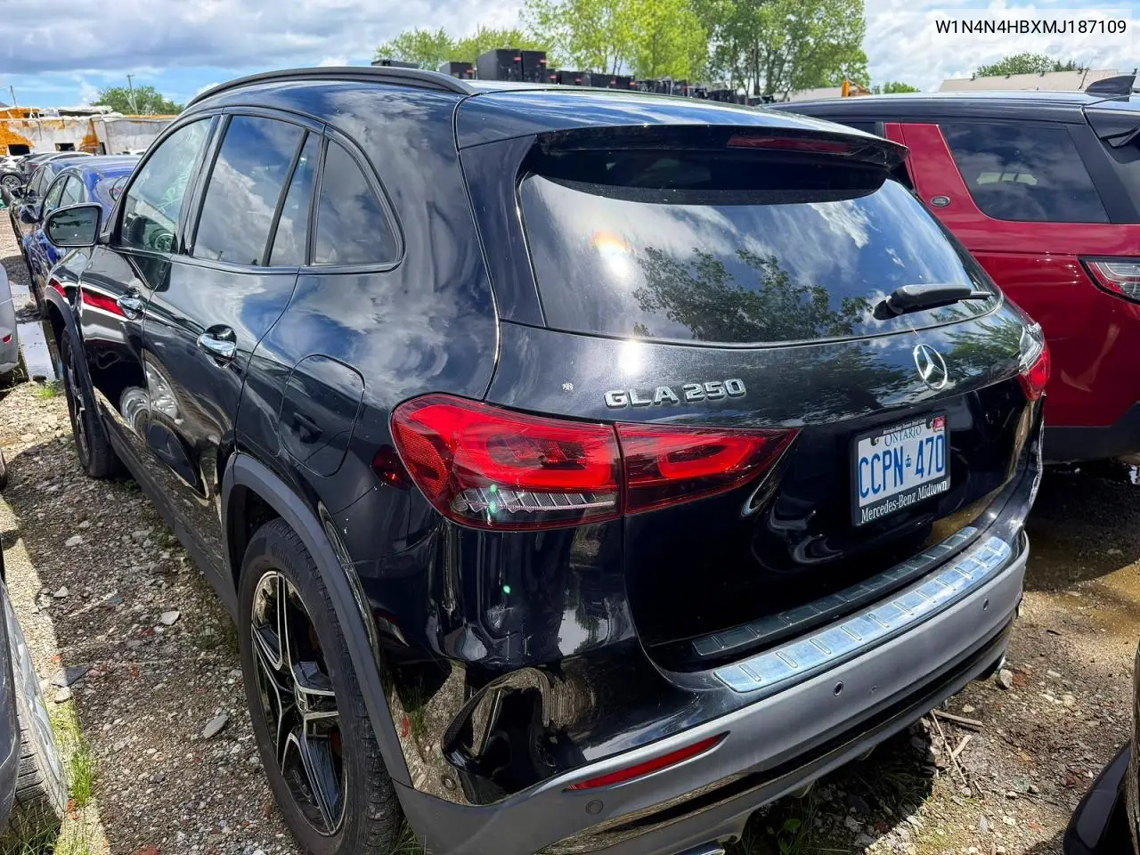2021 Mercedes-Benz Gla 250 4Matic VIN: W1N4N4HBXMJ187109 Lot: 60778486