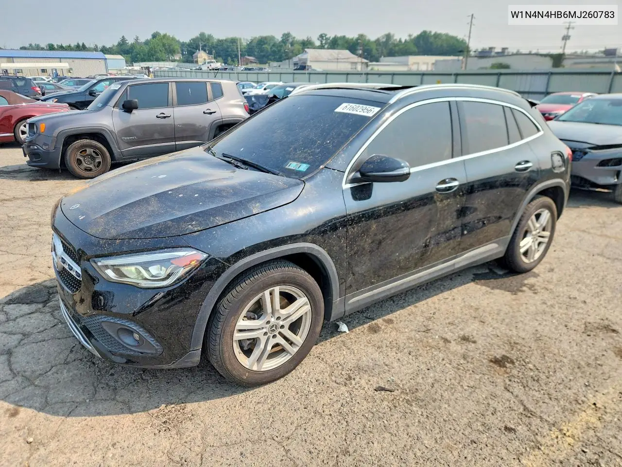 2021 Mercedes-Benz Gla 250 4Matic VIN: W1N4N4HB6MJ260783 Lot: 61602956