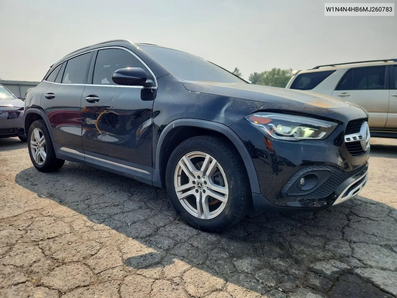 2021 Mercedes-Benz Gla 250 4Matic VIN: W1N4N4HB6MJ260783 Lot: 61602956