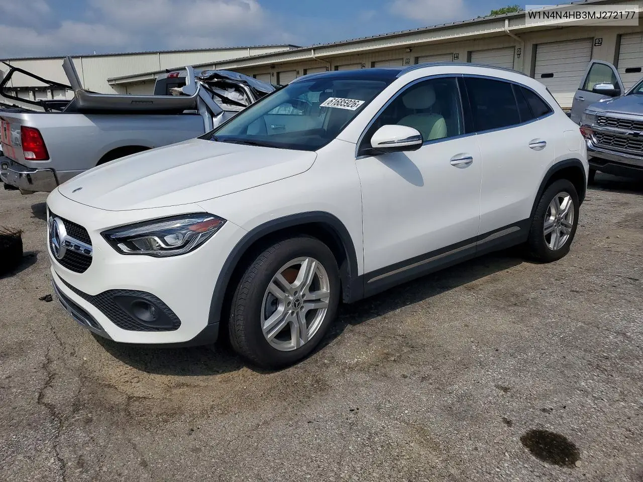2021 Mercedes-Benz Gla 250 4Matic VIN: W1N4N4HB3MJ272177 Lot: 61685926
