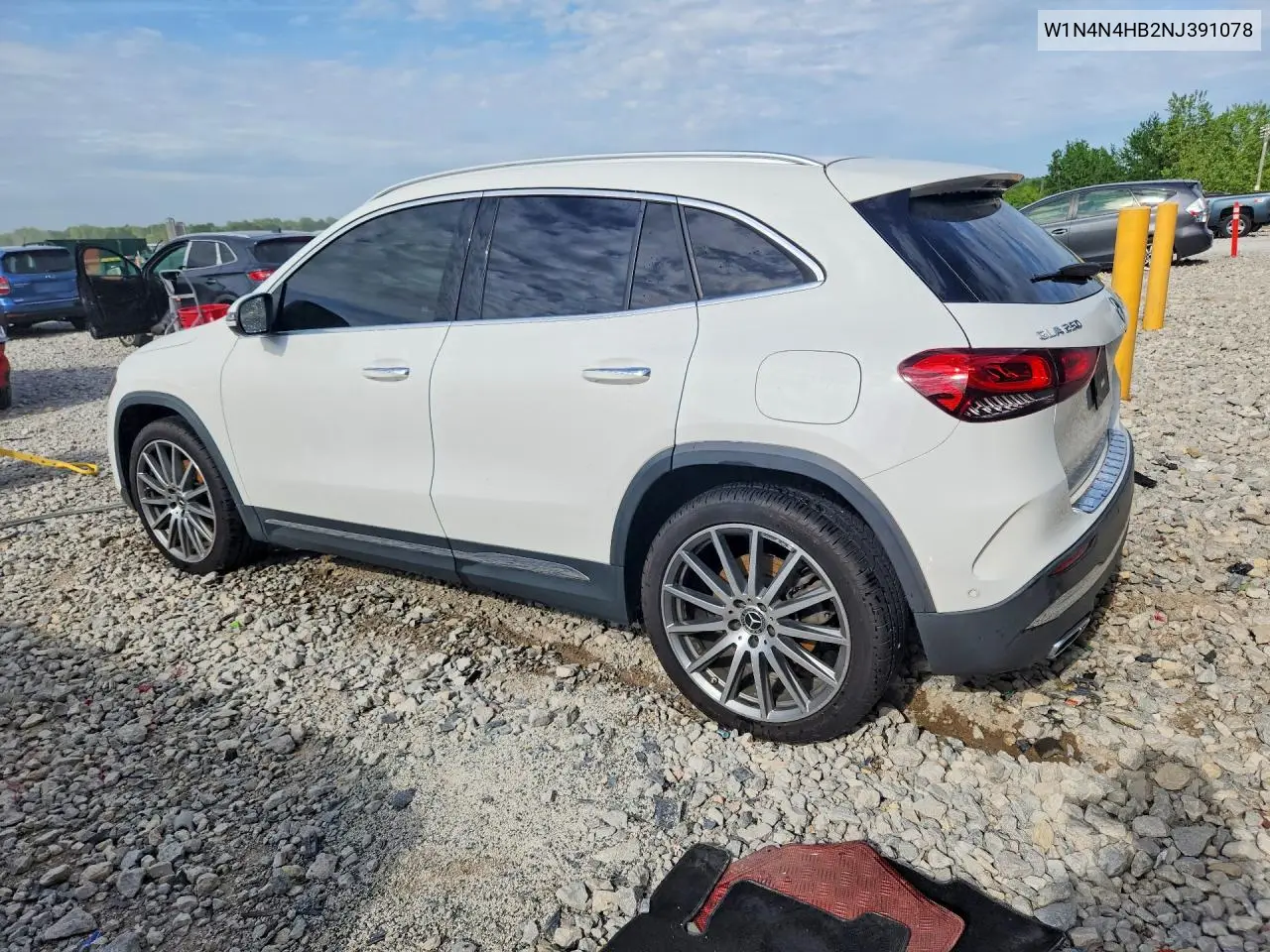 2022 Mercedes-Benz Gla 250 4Matic VIN: W1N4N4HB2NJ391078 Lot: 54426606