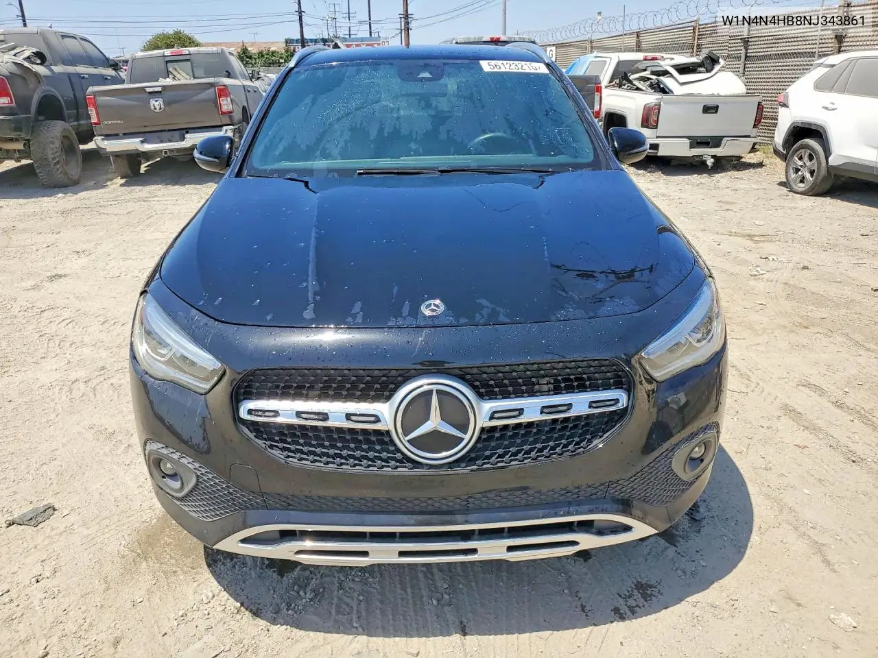 2022 Mercedes-Benz Gla 250 4Matic VIN: W1N4N4HB8NJ343861 Lot: 56123216
