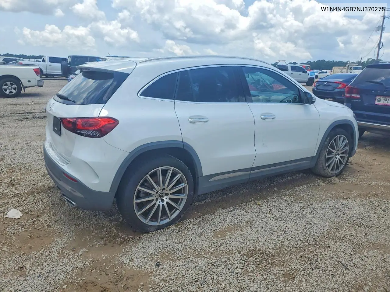 2022 Mercedes-Benz Gla 250 VIN: W1N4N4GB7NJ370275 Lot: 58331516