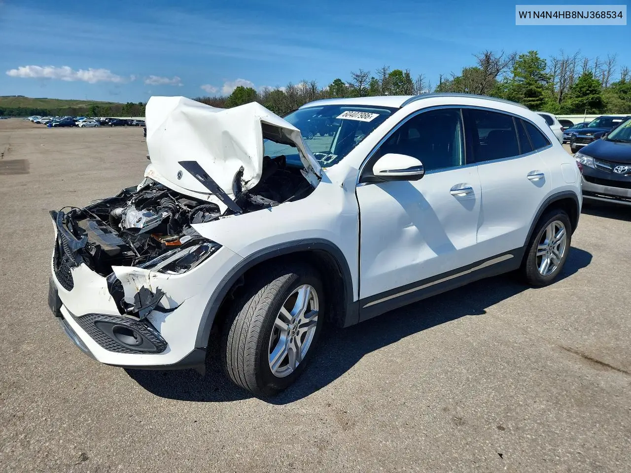 2022 Mercedes-Benz Gla 250 4Matic VIN: W1N4N4HB8NJ368534 Lot: 60407986
