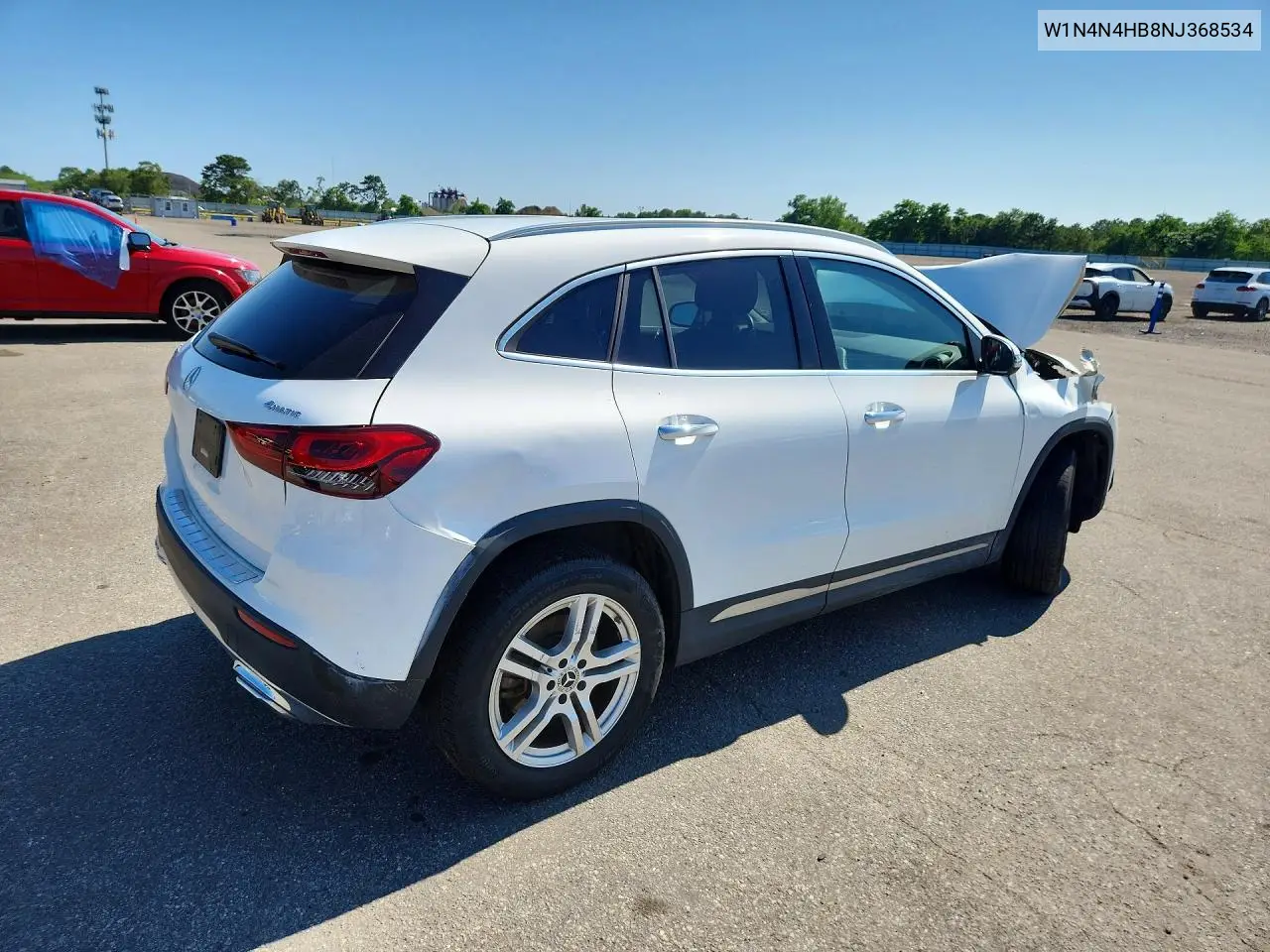 2022 Mercedes-Benz Gla 250 4Matic VIN: W1N4N4HB8NJ368534 Lot: 60407986