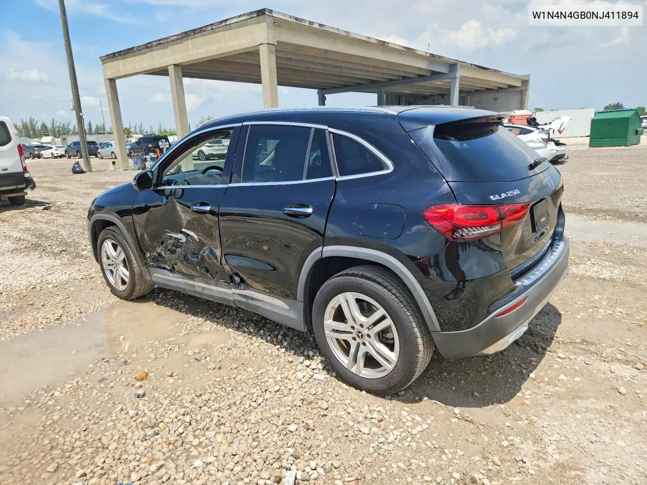 2022 Mercedes-Benz Gla 250 VIN: W1N4N4GB0NJ411894 Lot: 61672446