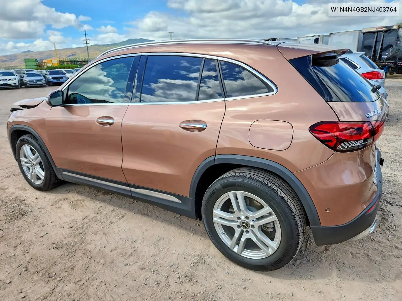 2022 Mercedes-Benz Gla 250 VIN: W1N4N4GB2NJ403764 Lot: 61925626