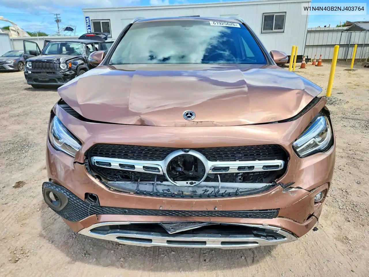 2022 Mercedes-Benz Gla 250 VIN: W1N4N4GB2NJ403764 Lot: 61925626