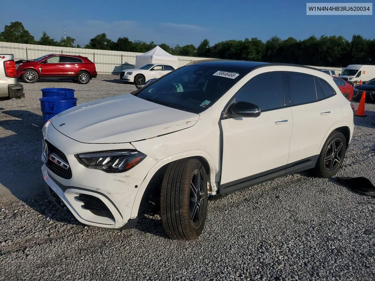 2024 Mercedes-Benz Gla 250 4Matic VIN: W1N4N4HB3RJ620034 Lot: 59646466