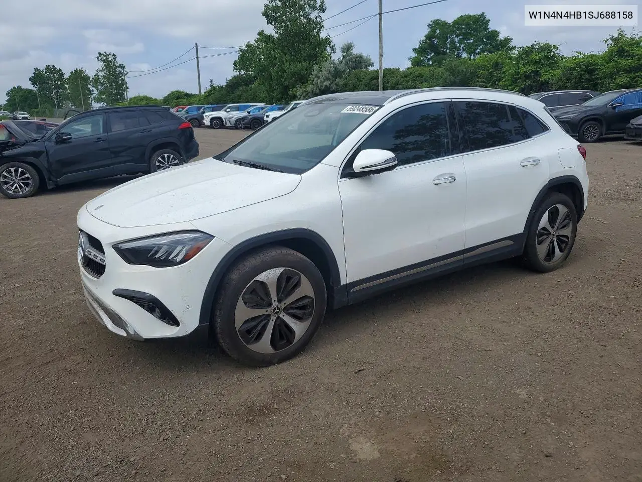 2025 Mercedes-Benz Gla 250 4Matic VIN: W1N4N4HB1SJ688158 Lot: 59248586