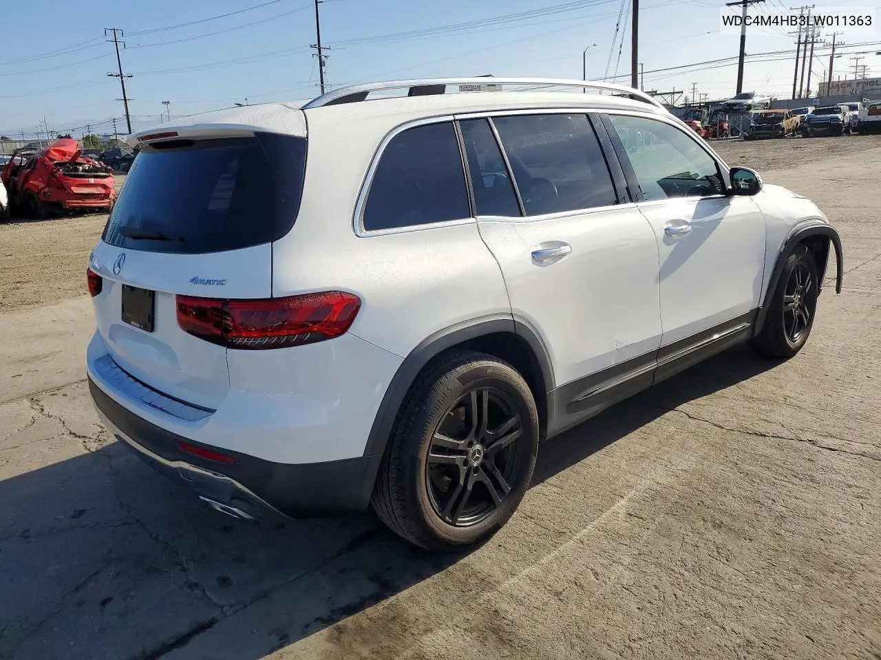 2020 Mercedes-Benz Glb 250 4Matic VIN: WDC4M4HB3LW011363 Lot: 48704506