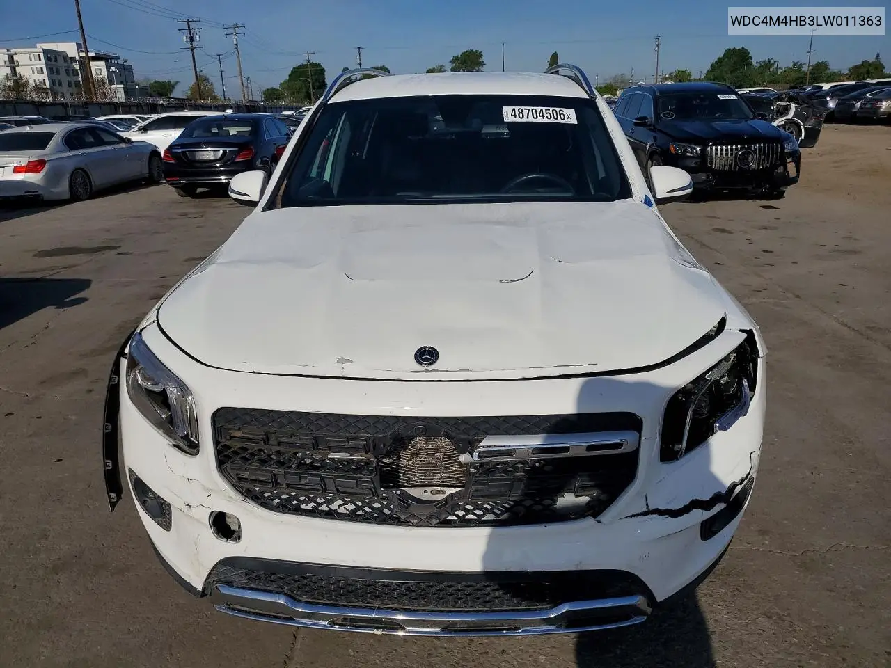 2020 Mercedes-Benz Glb 250 4Matic VIN: WDC4M4HB3LW011363 Lot: 48704506