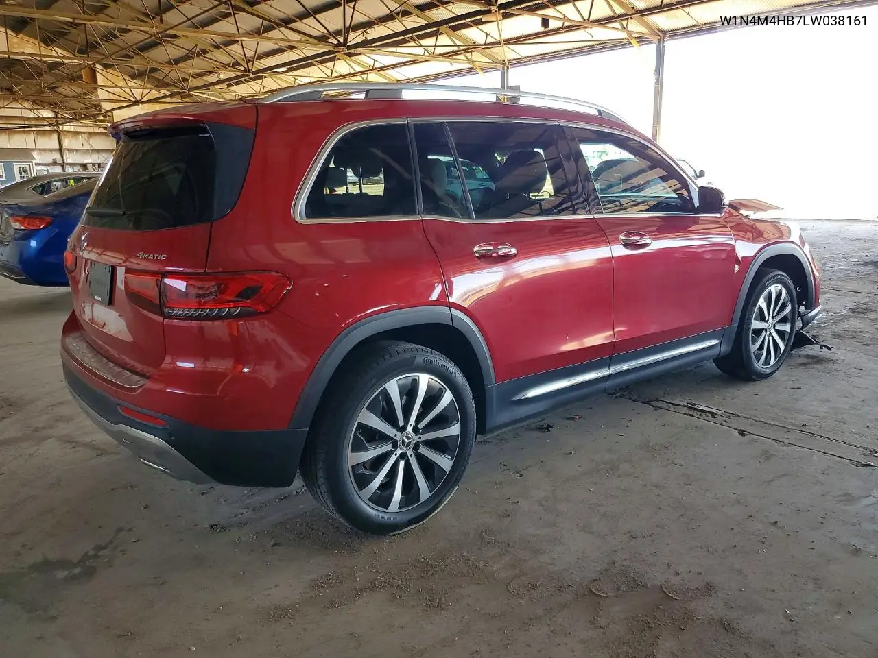 2020 Mercedes-Benz Glb 250 4Matic VIN: W1N4M4HB7LW038161 Lot: 54010316