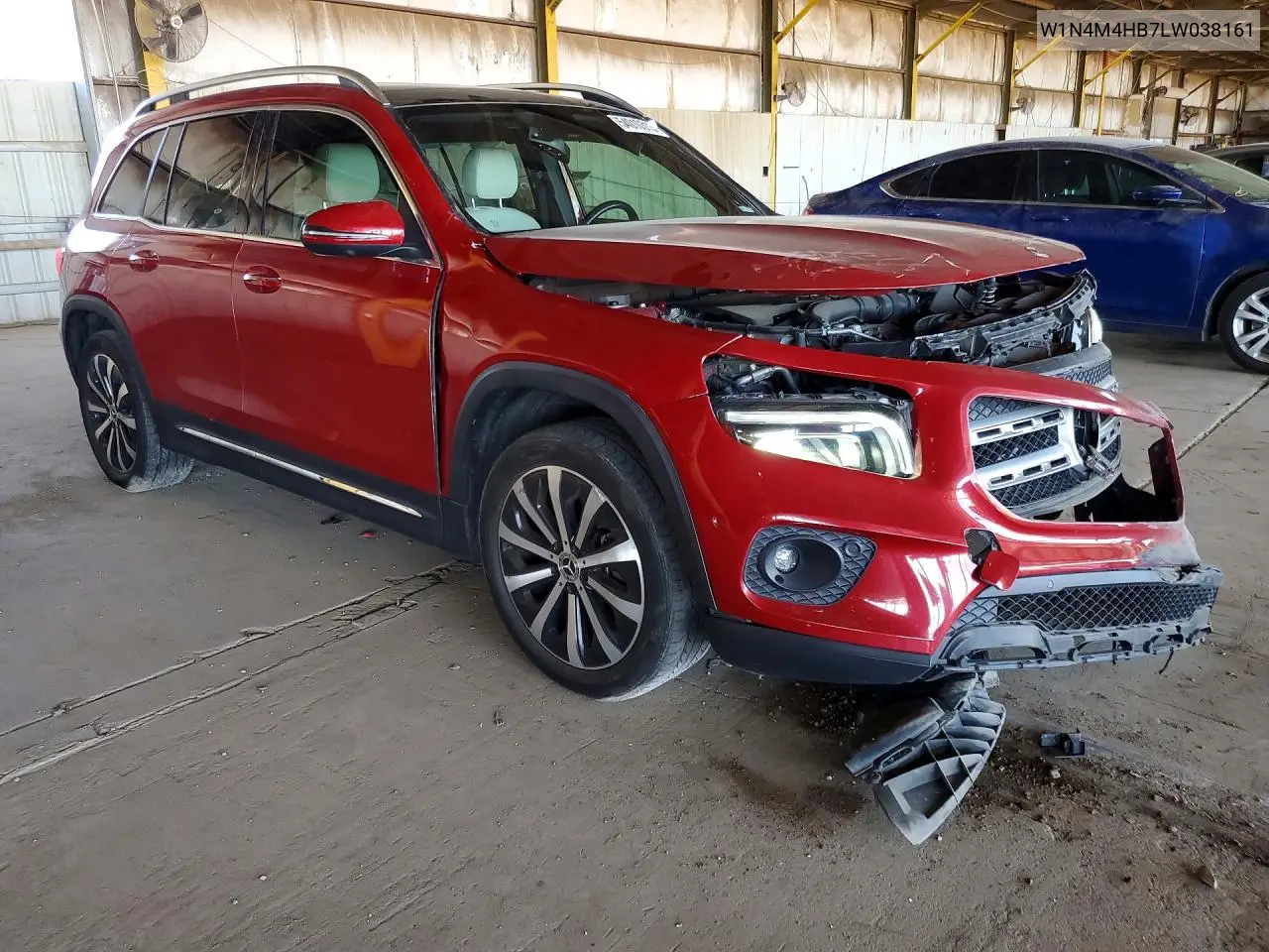 2020 Mercedes-Benz Glb 250 4Matic VIN: W1N4M4HB7LW038161 Lot: 54010316