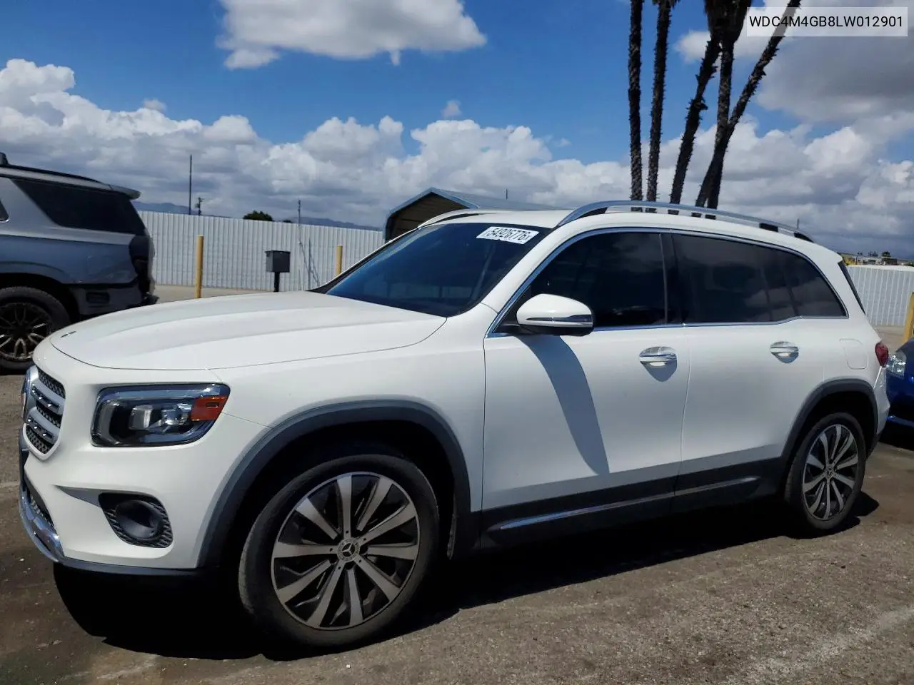 2020 Mercedes-Benz Glb 250 VIN: WDC4M4GB8LW012901 Lot: 54926776