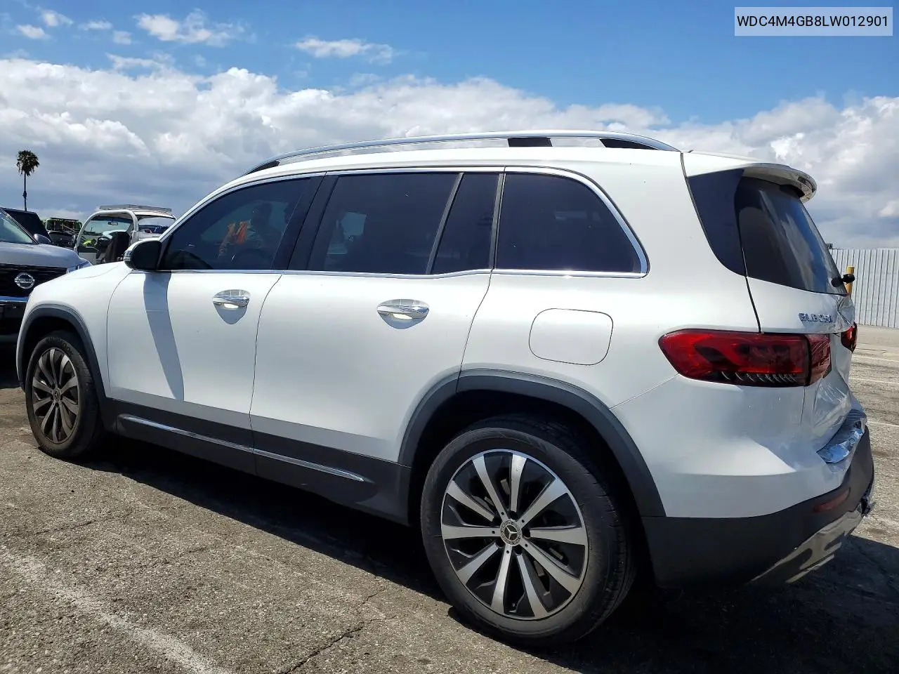 2020 Mercedes-Benz Glb 250 VIN: WDC4M4GB8LW012901 Lot: 54926776