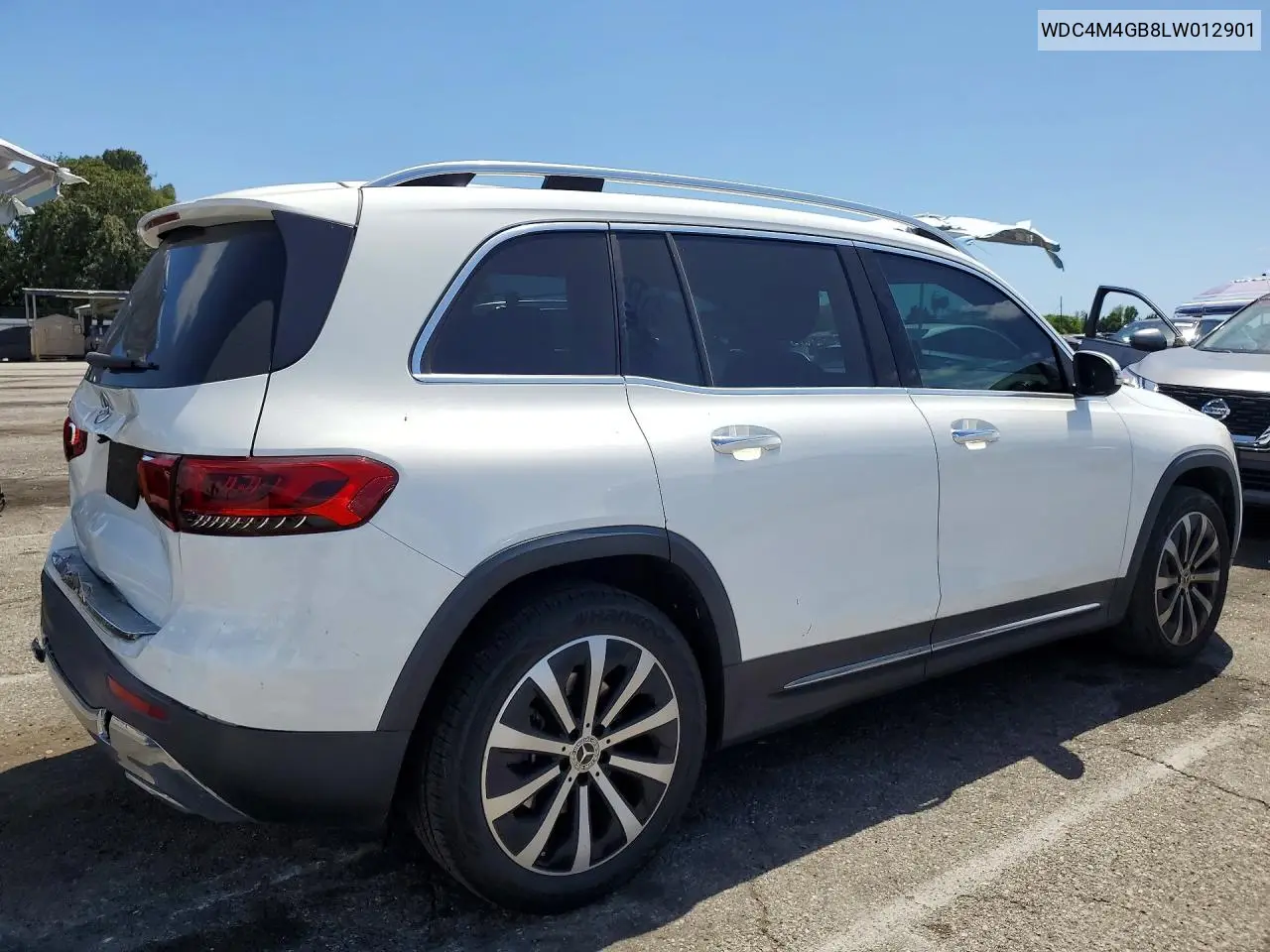 2020 Mercedes-Benz Glb 250 VIN: WDC4M4GB8LW012901 Lot: 54926776