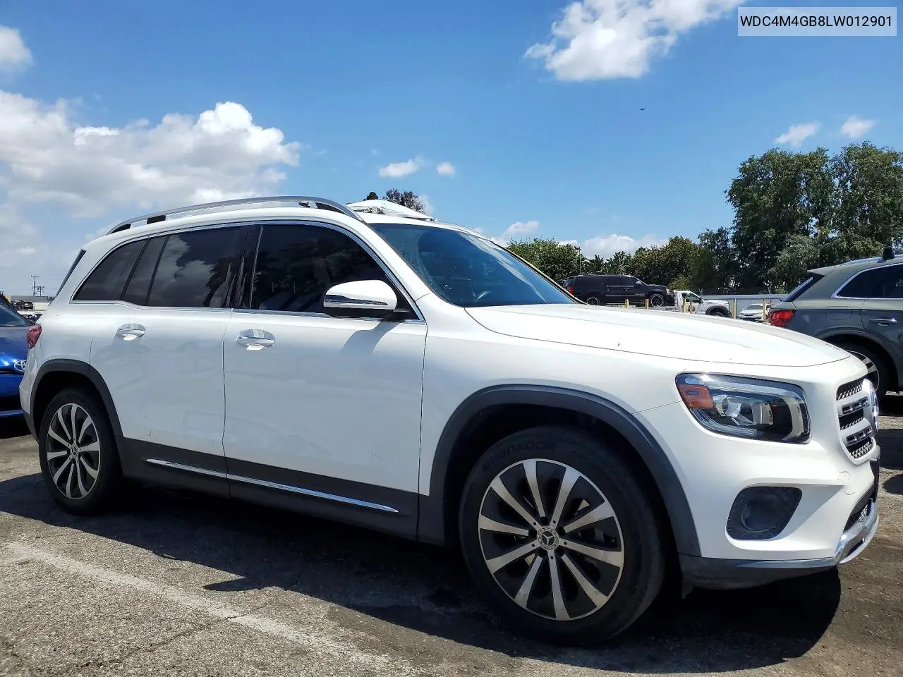 2020 Mercedes-Benz Glb 250 VIN: WDC4M4GB8LW012901 Lot: 54926776