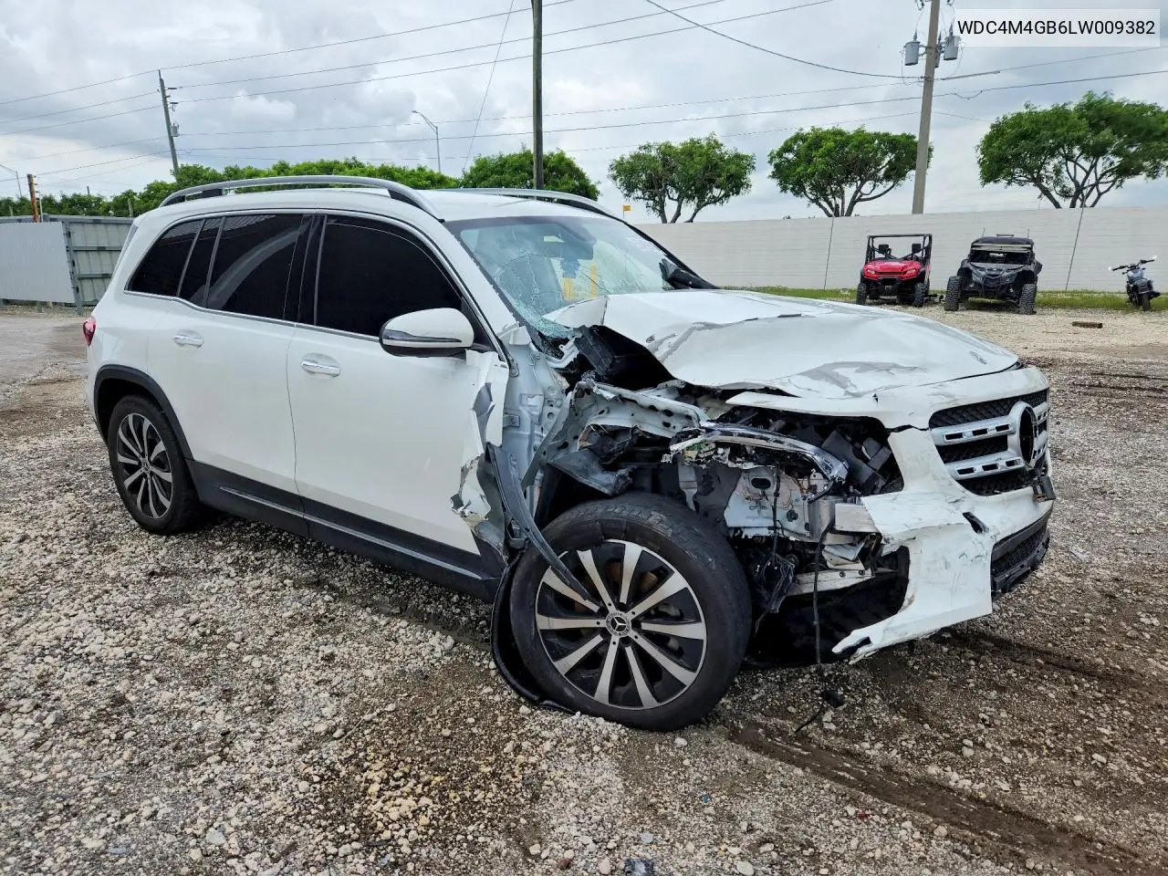 2020 Mercedes-Benz Glb 250 VIN: WDC4M4GB6LW009382 Lot: 55499016