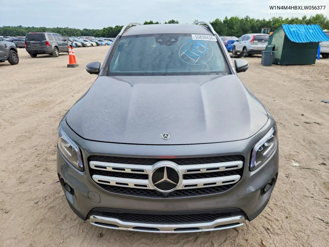 2020 Mercedes-Benz Glb 250 4Matic VIN: W1N4M4HBXLW056377 Lot: 55830436