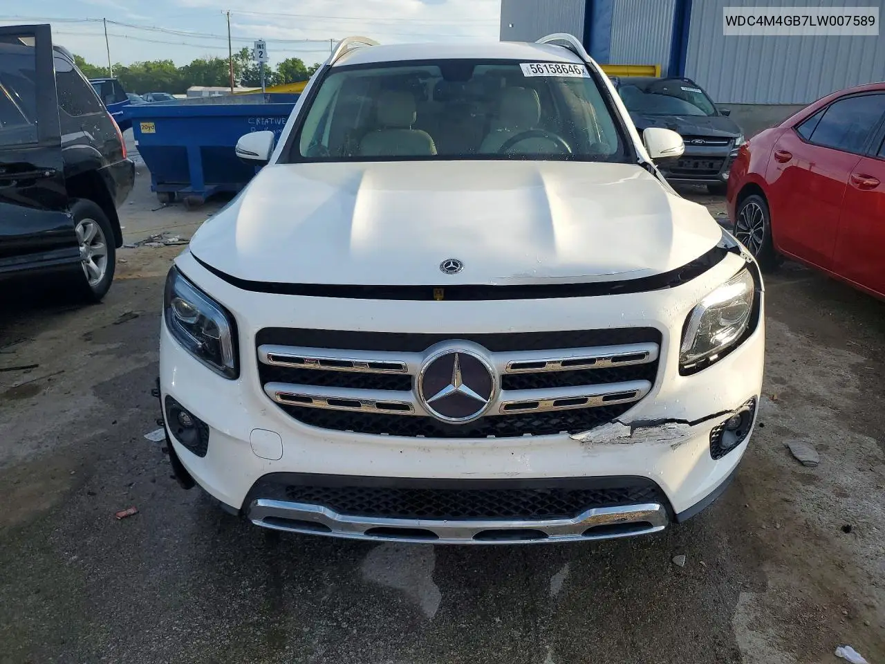 2020 Mercedes-Benz Glb 250 VIN: WDC4M4GB7LW007589 Lot: 56158646
