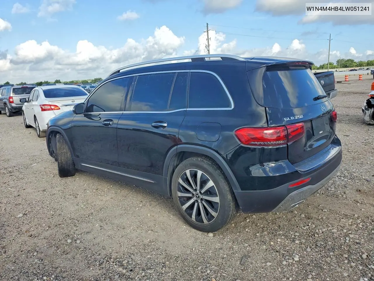 2020 Mercedes-Benz Glb 250 4Matic VIN: W1N4M4HB4LW051241 Lot: 56706176