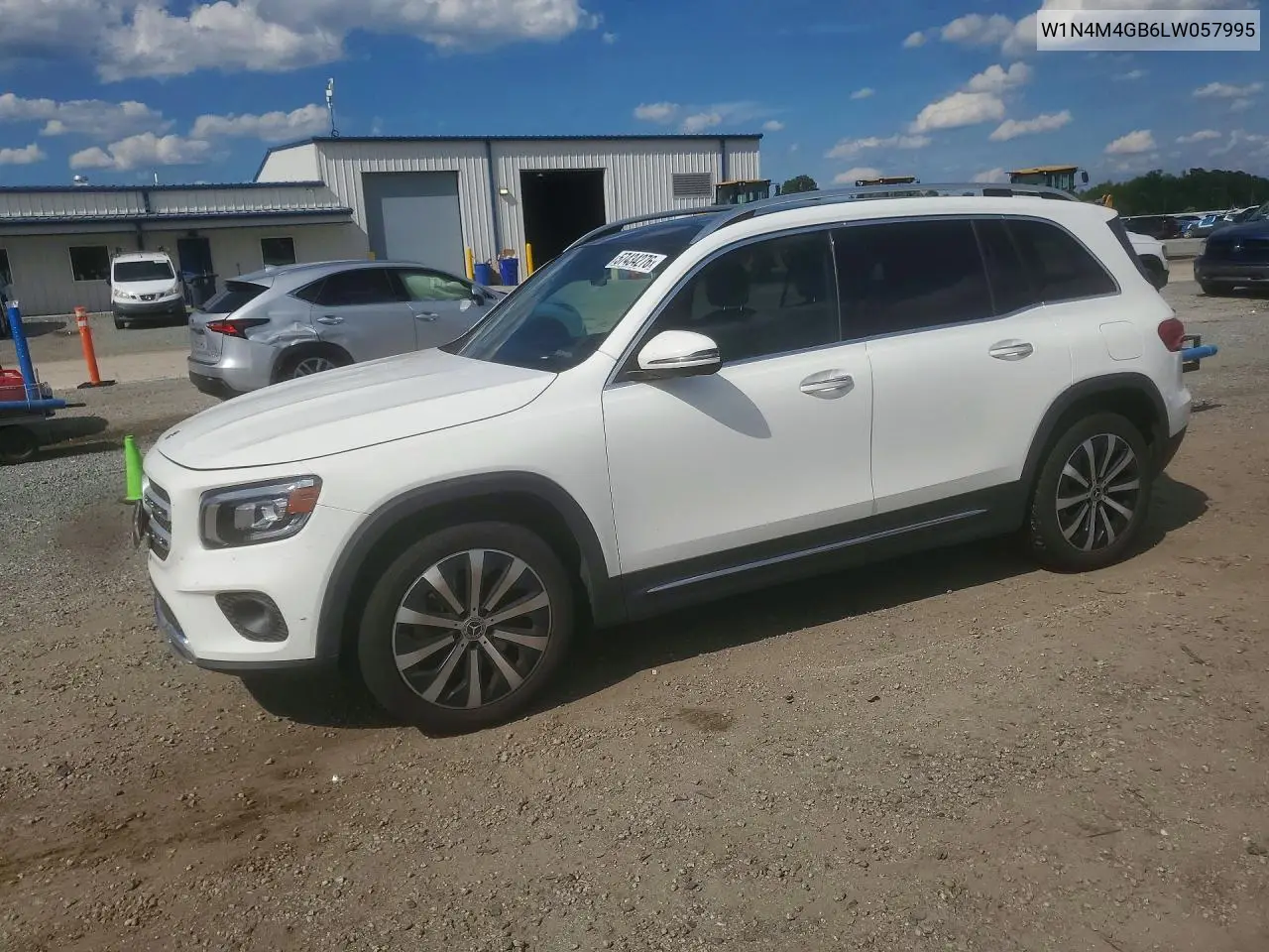 2020 Mercedes-Benz Glb 250 VIN: W1N4M4GB6LW057995 Lot: 57434276