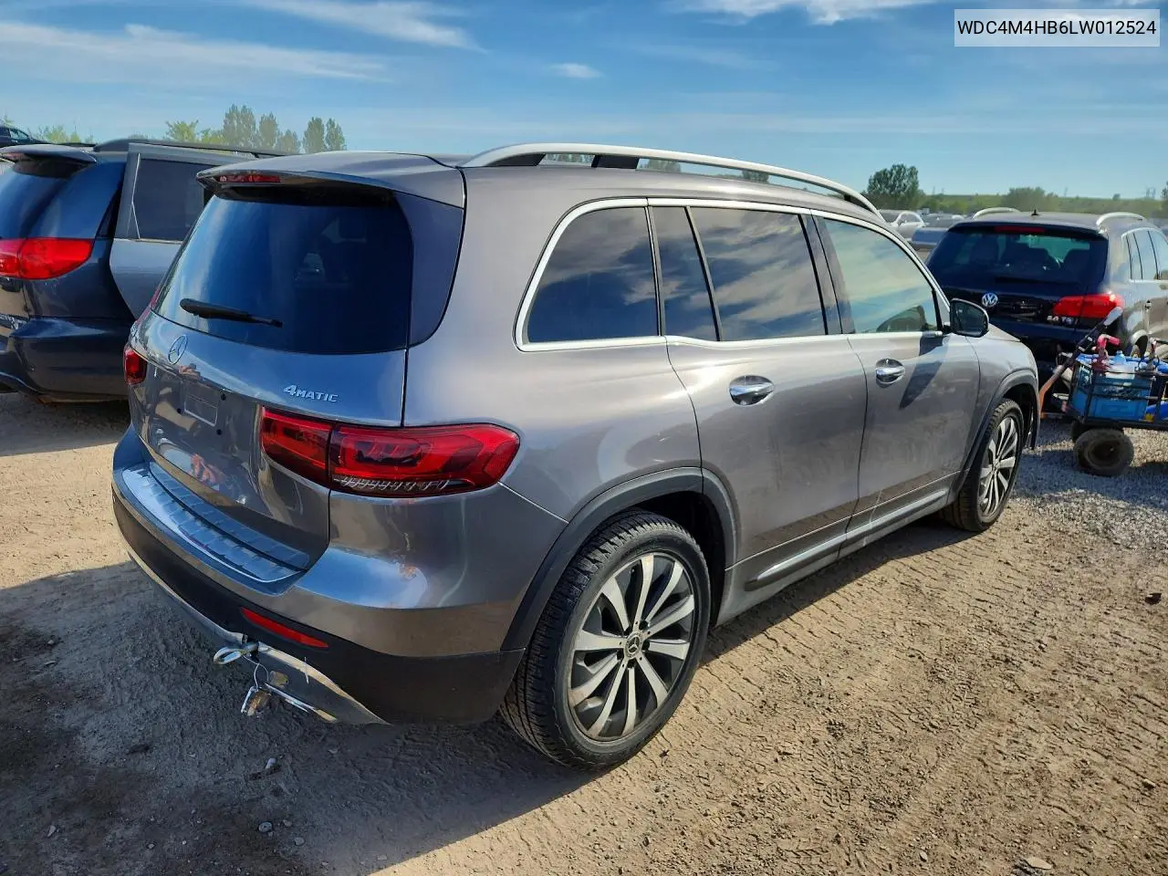 2020 Mercedes-Benz Glb 250 4Matic VIN: WDC4M4HB6LW012524 Lot: 58075596