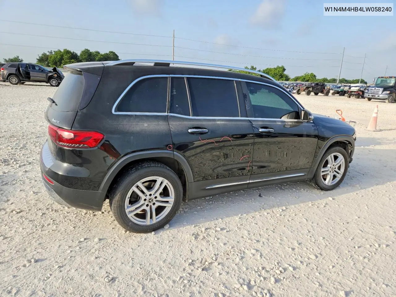 2020 Mercedes-Benz Glb 250 4Matic VIN: W1N4M4HB4LW058240 Lot: 58406316