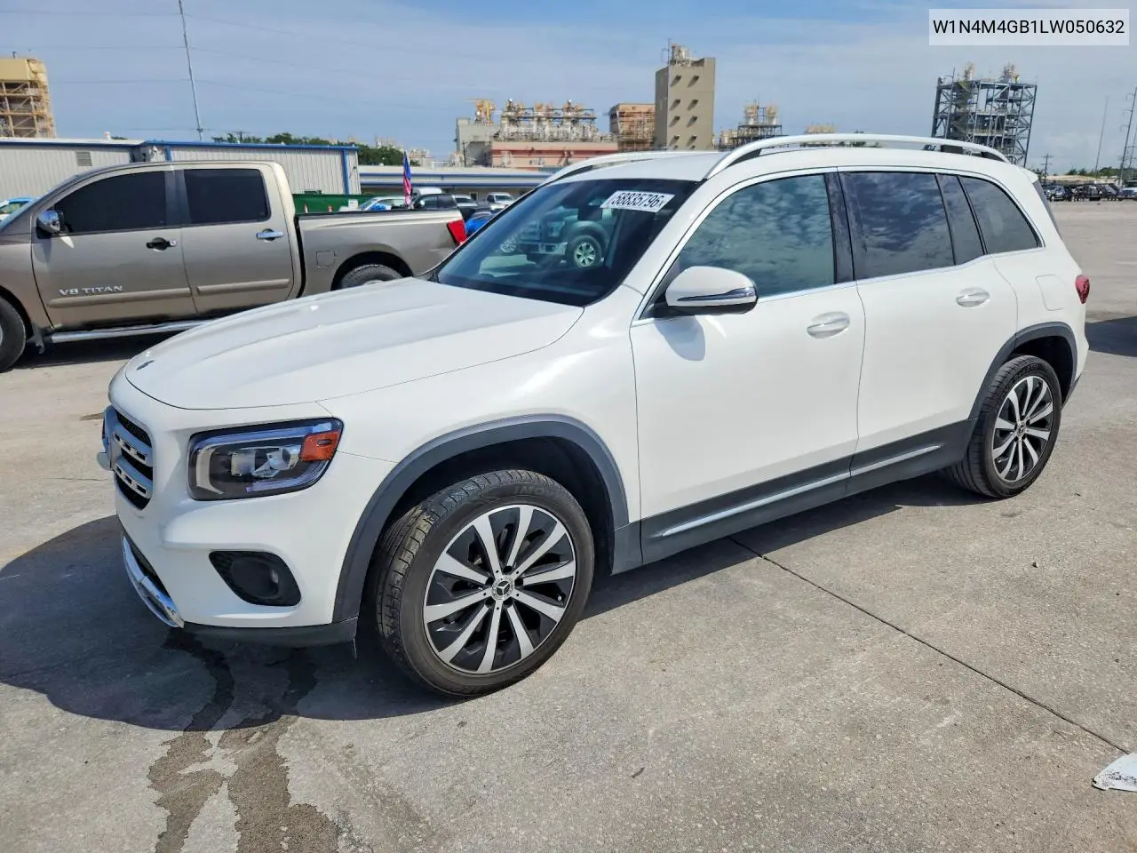 2020 Mercedes-Benz Glb 250 VIN: W1N4M4GB1LW050632 Lot: 58835796