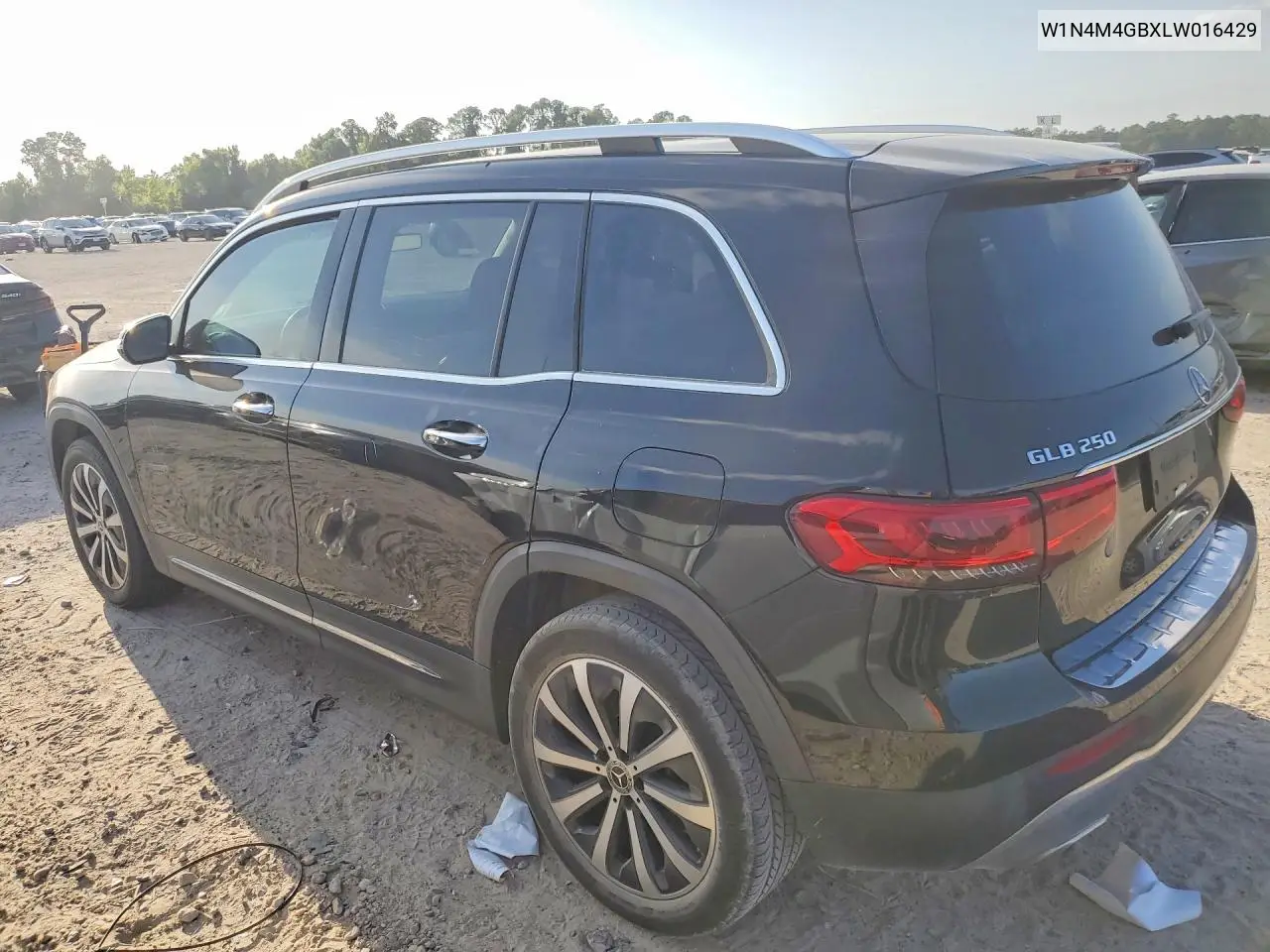 2020 Mercedes-Benz Glb 250 VIN: W1N4M4GBXLW016429 Lot: 58867236