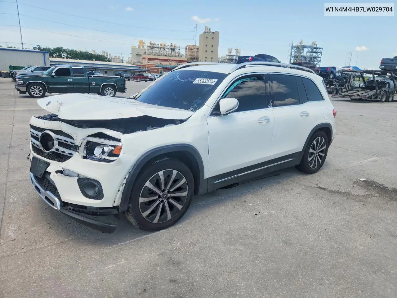 2020 Mercedes-Benz Glb 250 4Matic VIN: W1N4M4HB7LW029704 Lot: 58922556