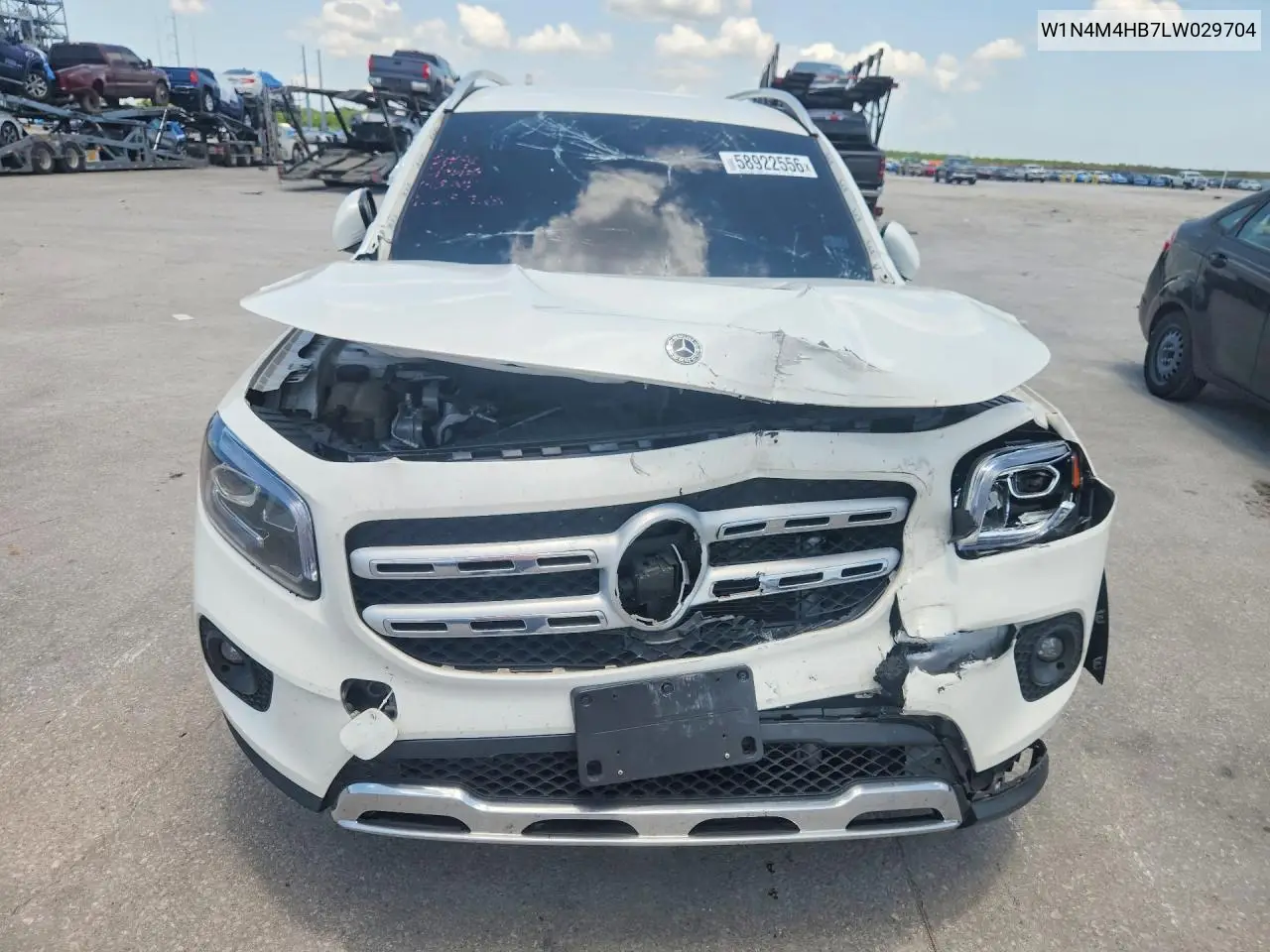 2020 Mercedes-Benz Glb 250 4Matic VIN: W1N4M4HB7LW029704 Lot: 58922556