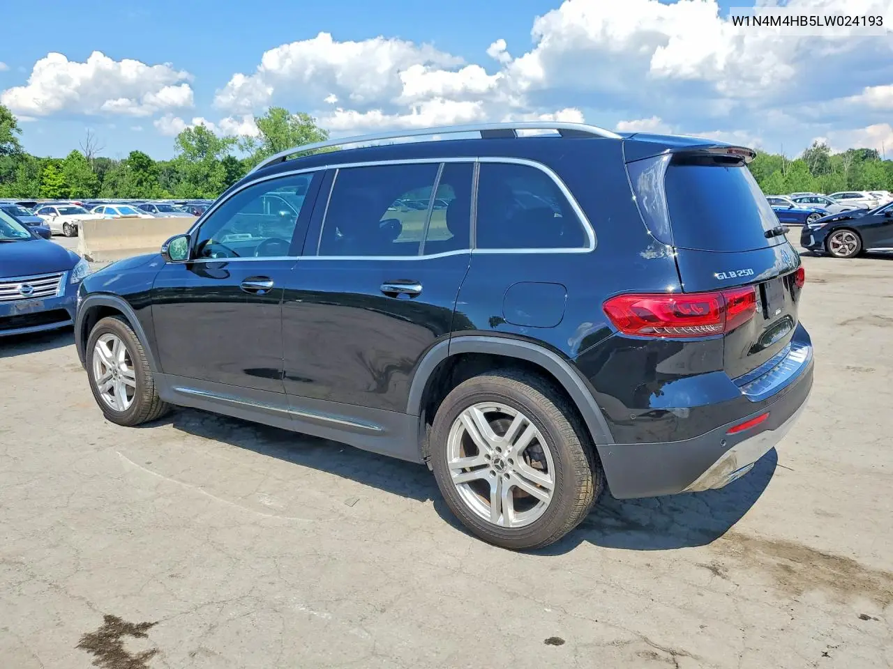2020 Mercedes-Benz Glb 250 4Matic VIN: W1N4M4HB5LW024193 Lot: 58983956