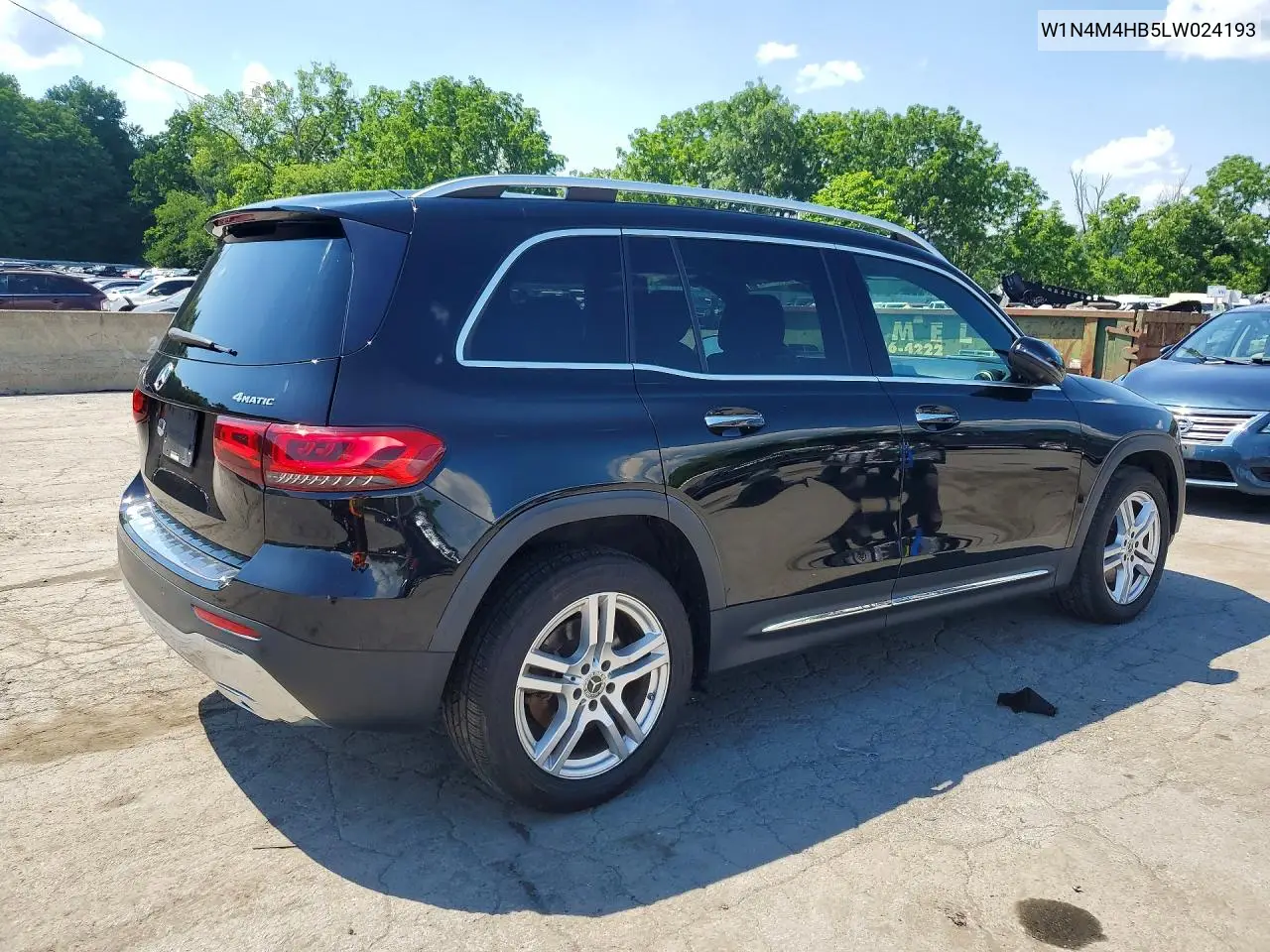 2020 Mercedes-Benz Glb 250 4Matic VIN: W1N4M4HB5LW024193 Lot: 58983956