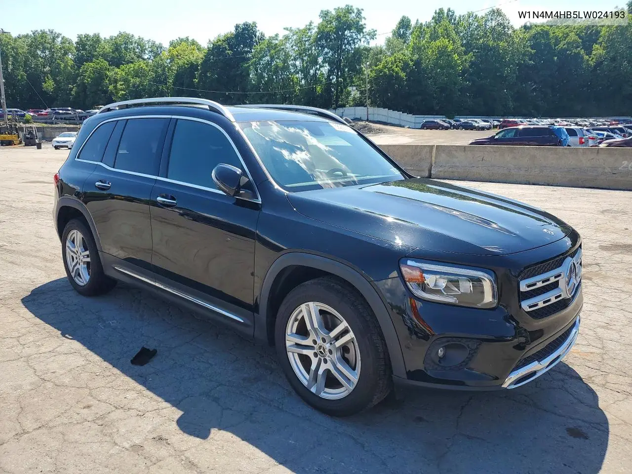 2020 Mercedes-Benz Glb 250 4Matic VIN: W1N4M4HB5LW024193 Lot: 58983956