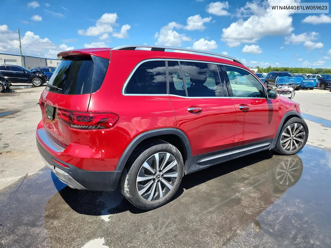 2020 Mercedes-Benz Glb 250 VIN: W1N4M4GB1LW059623 Lot: 59356626