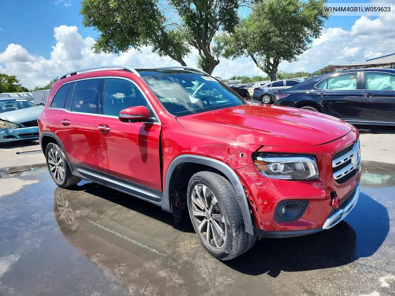 2020 Mercedes-Benz Glb 250 VIN: W1N4M4GB1LW059623 Lot: 59356626